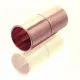 1x Magnetverschluss Innen 8mm 9x20mm rosegoldfarben Verschluss zum Einkleben Zylinder - Schmuckzubehör - Leisure-Beads DIY