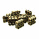 1x bronzefarben Bandverbinder Innen 3mm 13x4,5mm - Schmuckzubehör