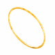 2x antikgoldfarben Ring 40x20mm x 1mm oval geschlossen - Schmuckzubehör