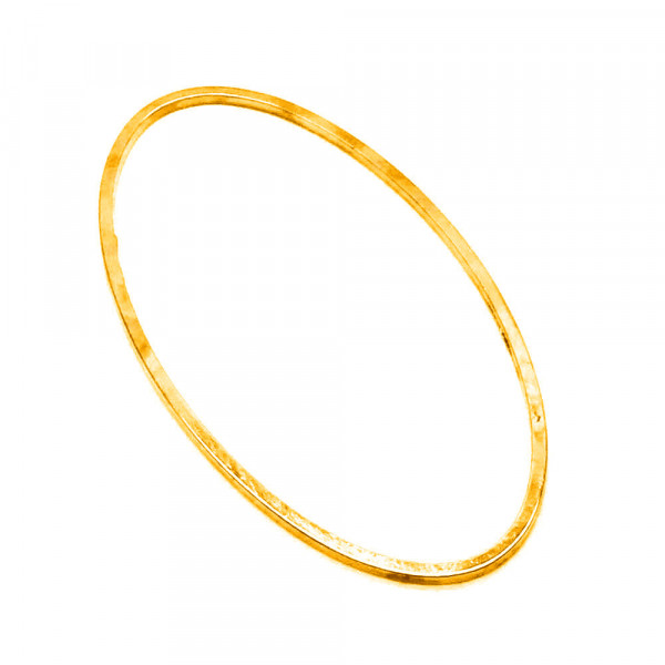 2x antikgoldfarben Ring 40x20mm x 1mm oval geschlossen - Schmuckzubehör - Leisure-Beads DIY
