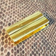 1x Magnetverschluss II. WAHL Innen 39x4mm 39x19x7mm goldfarben - Schmuckzubehör