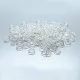 1000x Biegering 6mm x 0,7mm rund versilberte Binderinge - Schmuckzubehör - Leisure-Beads DIY