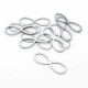 1x Edelstahl Infinity 16x6mm Unendlichkeitszeichen Schmuckverbinder - Schmuckzubehör