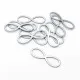 1x Edelstahl Infinity 16x6mm Unendlichkeitszeichen Schmuckverbinder - Schmuckzubehör - Leisure-Beads DIY