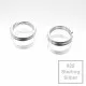 2x 925er Spaltring 5mm x 1,2mm Sterling Silber rund Binderinge - Schmuckzubehör - Leisure-Beads DIY
