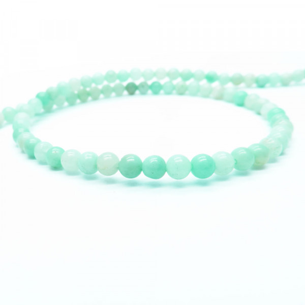 5x Amazonit mintgrün 4mm Perle Natursteinperlen - Schmuckzubehör - Leisure-Beads DIY