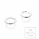 2x 925er Biegering 4mm x 0,85mm Sterling Silber rund Binderinge - Schmuckzubehör - Leisure-Beads DIY