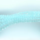 Pastell türkis Glasperlen 3mm Bicone - Schmuckzubehör Glasperlen