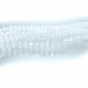 125 weiße Glasperlen 3mm Bicone - Schmuckzubehör Glasperlen