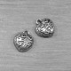 1x Herz Anhänger 11x9,5mm Trachtenherz Schmuckanhänger - Schmuckzubehör