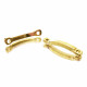 49x goldfarbene Schmuckverbinder 21x3mm - Schmuckzubehör