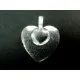 Rückseite rosa Herz Anhänger ca. 25x21mm Strassherz Schmuckanhänger - Schmuckzubehör - Leisure-Beads DIY