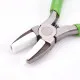 Grüne Schmuck Flachzange mit Kunststoffprofil - Schmuckzubehör Schmuckwerkzeug - Leisure-Beads DIY