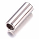 1x Edelstahl Magnetverschluss Innen 4mm 16,6x6mm glatt silberfarben - Edelstahl Schmuckzubehör