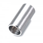1x Edelstahl Magnetverschluss Innen 8mm 20x10mm silberfarben - Schmuckzubehör