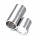1x Edelstahl Magnetverschluss Innen 8mm 20x10mm silberfarben - Edelstahl Schmuckzubehör - Leisure-Beads DIY