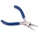 Rundzange / Spitzzange 12x8,2cm dunkelblau - Schmuckzubehör Schmuckwerkzeug - Leisure-Beads DIY