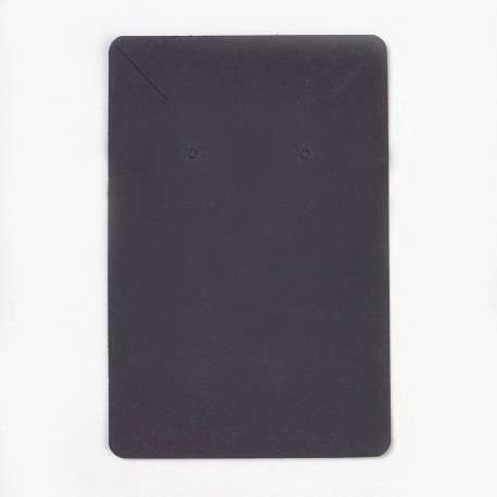 Leisure-Beads - 20 Schmuckkarten für Halsketten 60x90mm schwarz Papier ohne Schrift - Schmuckzubehör