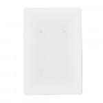 20 Schmuckkarten für Halsketten 60x90mm weiß Papier ohne Schrift - Schmuckzubehör