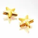 1x goldfarben Stern Perle 13x5mm Innen 1,4mm - Schmuckzubehör - Leisure-Beads DIY