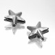 1x gunmetal Stern Perle 13x5mm Innen 1,4mm - Schmuckzubehör