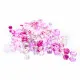 145x Glasperlen 4x3mm Perlenmix mit rosa und pink - Schmuckzubehör - Leisure-Beads DIY