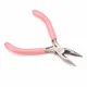 Schmuck Rundnasenzange 11,5cm in rosa - Schmuckzubehör Schmuckwerkzeug - Leisure-Beads DIY