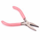 Flachzange mit glattem Profil 12cm in rosa - Schmuckzubehör Schmuckwerkzeug