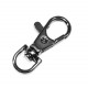 Gunmetal Karabinerhaken 38mm Schmuckverschluss - gunmetal Schmuckzubehör