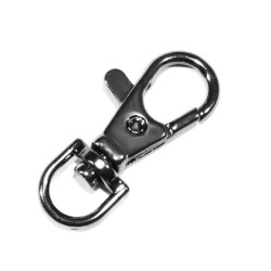 Leisure-Beads - Gunmetal Karabinerhaken 38mm - Schmuckzubehör
