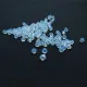 100x weiße Glasperlen 3mm halbtransparente Bicone - Schmuckzubehör Glasperlen - Leisure-Beads DIY