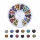 12 Farben (144 Stück) Strasssteine 4,3-4,7mm Diamantform Klebsteine - Bastelbedarf - Leisure-Beads DIY