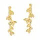 1x goldfarbener Ast/Zweig 46x16mm Schmuckanhänger - Schmuckzubehör - Leisure-Beads DIY