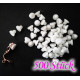 500x weiße Gummi Polster für Ohrclips 6x5mm weiche Ohrclips Polster - Schmuckzubehör zum Ohrclips selbermachen