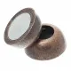 1x kupferfarben Magnetverschluss 14x12mm matt kugelförmig - Schmuckzubehör - Leisure-Beads DIY