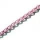 Rosa Kette aus Aluminium 6x3.5mm rosa Gliederkette - rosa Schmuckzubehör - Leisure-Beads DIY