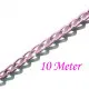 10m fliederfarbene Alukette 6x3.5mm lila Gliederkette - Schmuckzubehör - Leisure-Beads DIY
