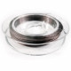 Gunmetal Schmuckdraht 0,38mm Nylon ummantelt - Fädelmaterial Schmuckzubehör