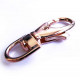 1x rosegoldfarben Karabinerhaken glatt 39x17mm Schmuckverschluss - Rose goldfarben Schmuckzubehör