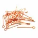 20 rosegoldfarben Kettelstifte 20mm rosegoldfarben Schmuckdraht mit Öse - rosegoldfarben Schmuckzubehör - Leisure-Beads DIY