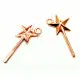 1x rosegoldfarben Anhänger 25x13mm Zauberstab - Schmuckzubehör - Leisure-Beads DIY