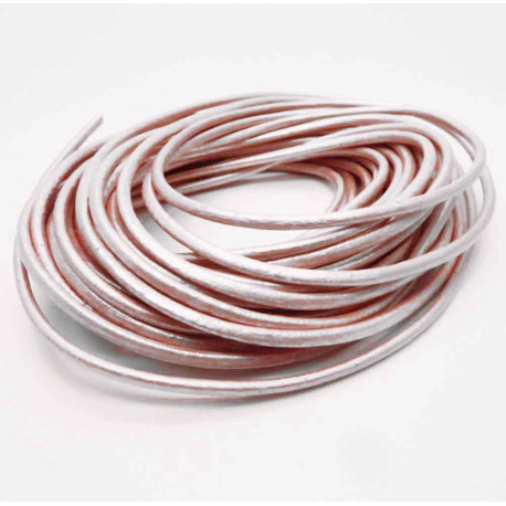 Leisure-Beads - 95cm hellrosa Lederschnur 1,5mm Perlglanz - Schmuckzubehör