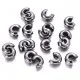 Gunmetal Kaschierperlen 5mm Cover Crimp Perlen - gunmetal Schmuckzubehör - Leisure-Beads DIY