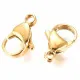 5x Edelstahl Karabinerhaken 15mm goldfarben - Schmuckzubehör - Leisure-Beads DIY