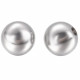 2x Edelstahl Abschluss Innen 2mm 8x8mm halb gebohrt Endkappe - Schmuckzubehör Endkappe