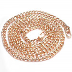 1x KC-Goldfarbene Handtaschen Kette 120cm x 1cm Panzerkette - Zubehör Handtasche