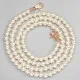 1x Perlen Handtaschen Kette 125cm x 1cm - Zubehör Handtasche - Leisure-Beads DIY