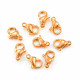10x Edelstahl Karabinerhaken 11,5mm goldfarben - Schmuckzubehör