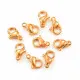 10x Edelstahl Karabinerhaken 11,5mm goldfarben - Schmuckzubehör - Leisure-Beads DIY