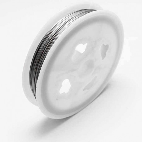 Leisure-Beads - 35m Schmuckdraht 0,5mm silberfarben - Schmuckzubehör